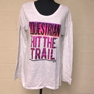 NWOT justice horse shirt